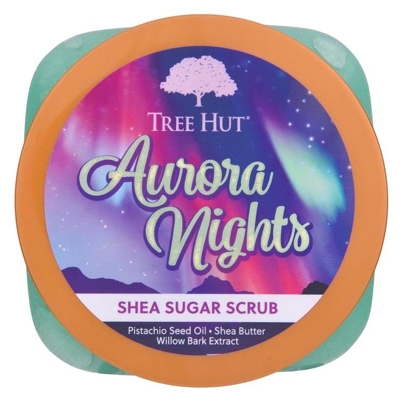 Treehut Aurora Nights Shea Sugar Scrub, Exfoliating, Hydrating & Moisturizing Body Scrub with Shea Butter & Nourishing Essential Oils, Smooth & Soften Skin, 18 oz - Image 2